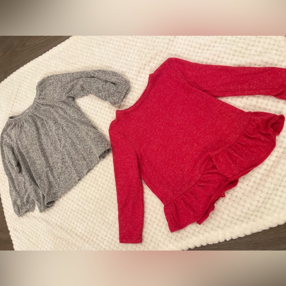 Red & Gray Tops Old Navy Toddler 2T SHIP NEXT DAY - Picture 2 of 4